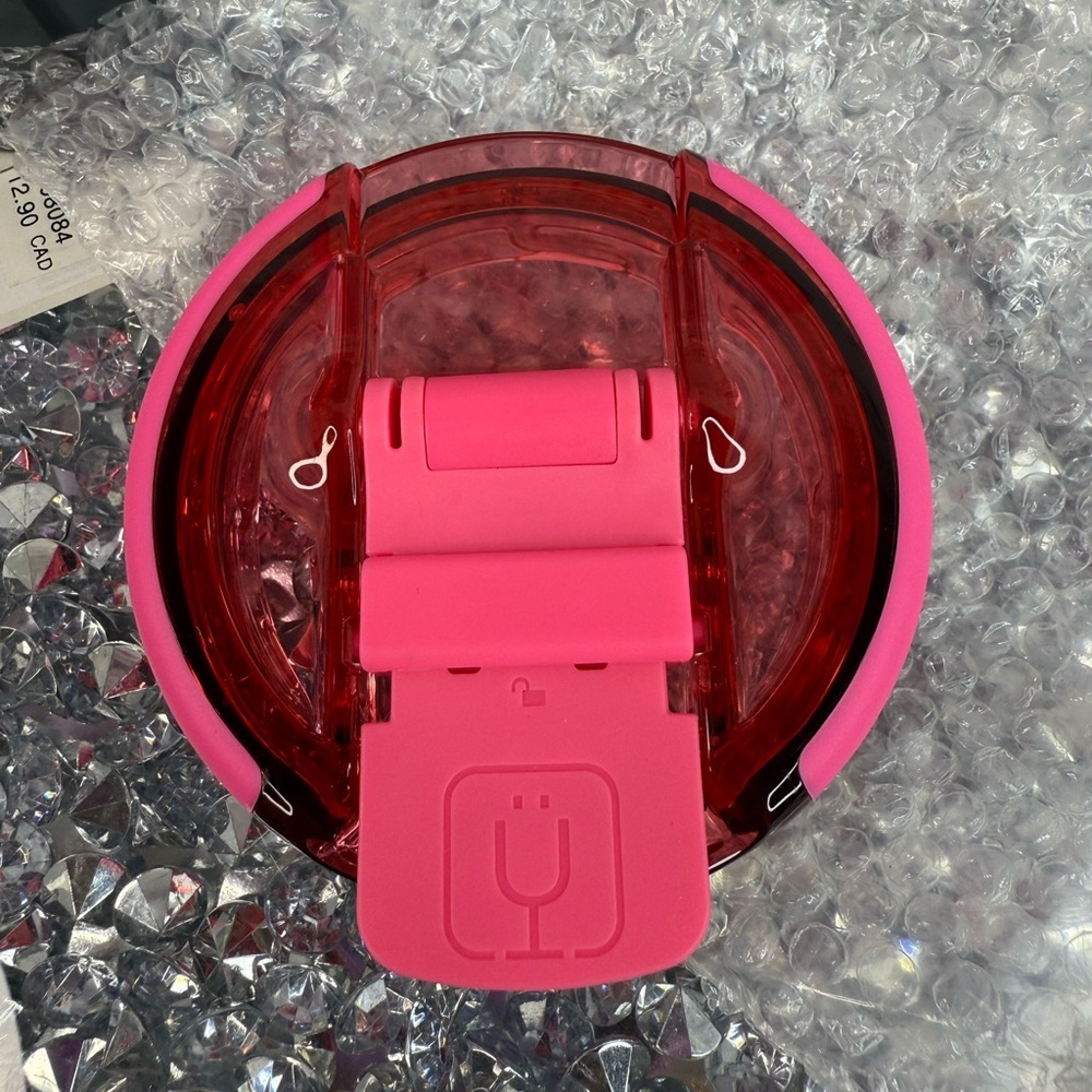 Brumate lid locking no spill bright pink new in box